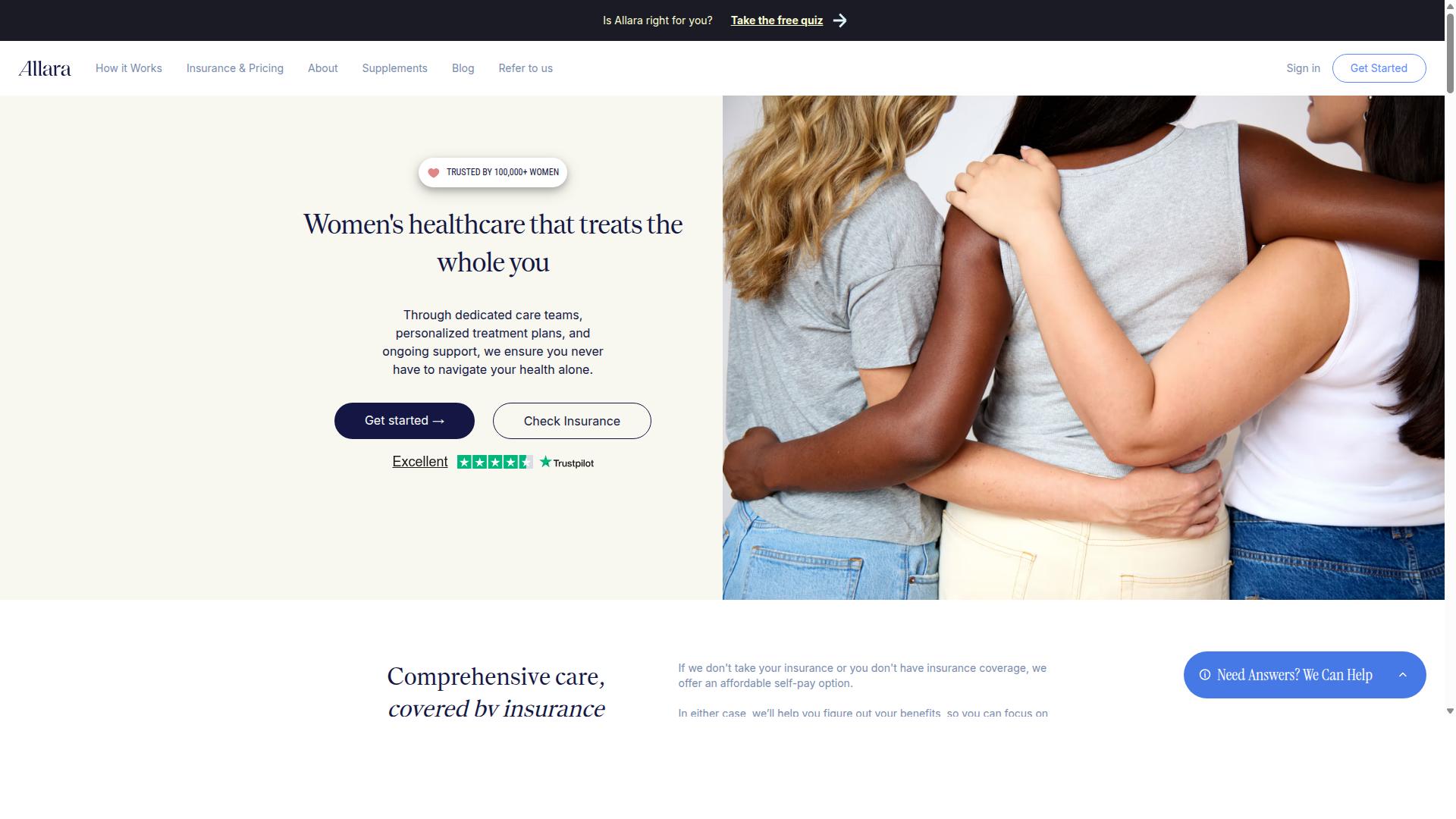 Allara website